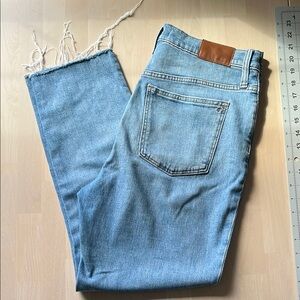 Madewell The High-Rose Slim Crop Boyjean